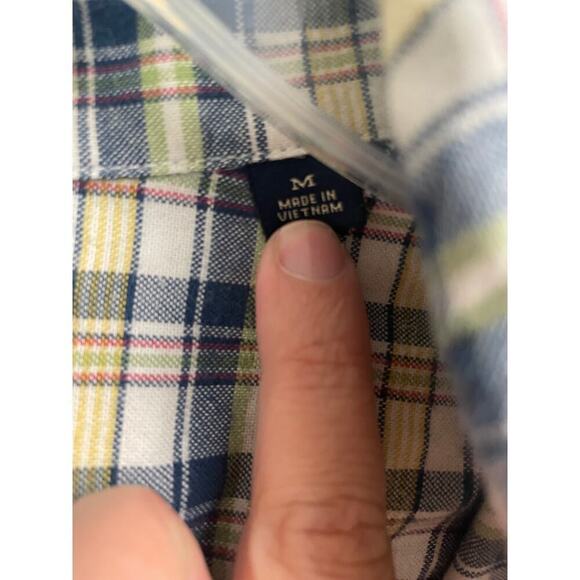 Rye by Hawker Rye Mens Size Medium Plaid Button Down Shirt Long Sleeve - Picture 3 of 5